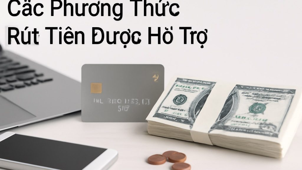 Minh họa: Các Phương Thức Rút Tiền Được Hỗ Trợ