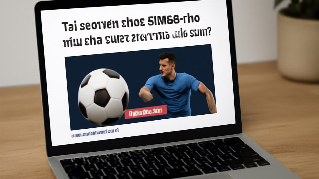Minh họa: Tại sao nên chọn SIN88 cho nhu cầu cược thể thao của bạn?